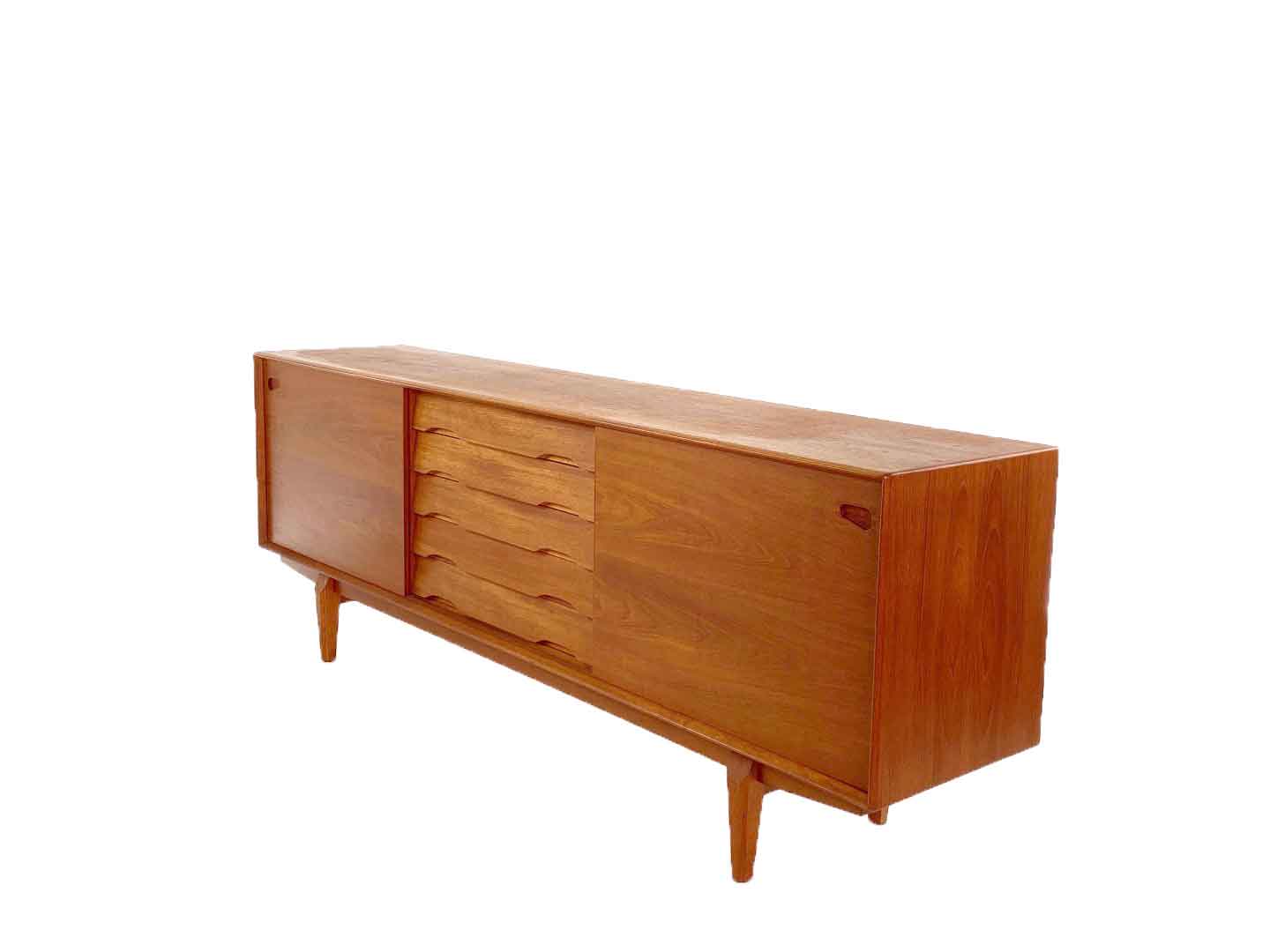 Vintage teak sideboard by Henry Rosengren Hansen for Skovby Mobelfabrik 1960s