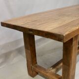 Brutalist Chestnut Table