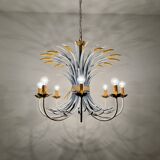 Grand lustre italien Hollywood Regency par Hans Kögl