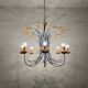 Large Italian Hollywood Regency Chandelier by Hans Kögl