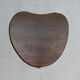 Solid wood tripod stool, heart seat