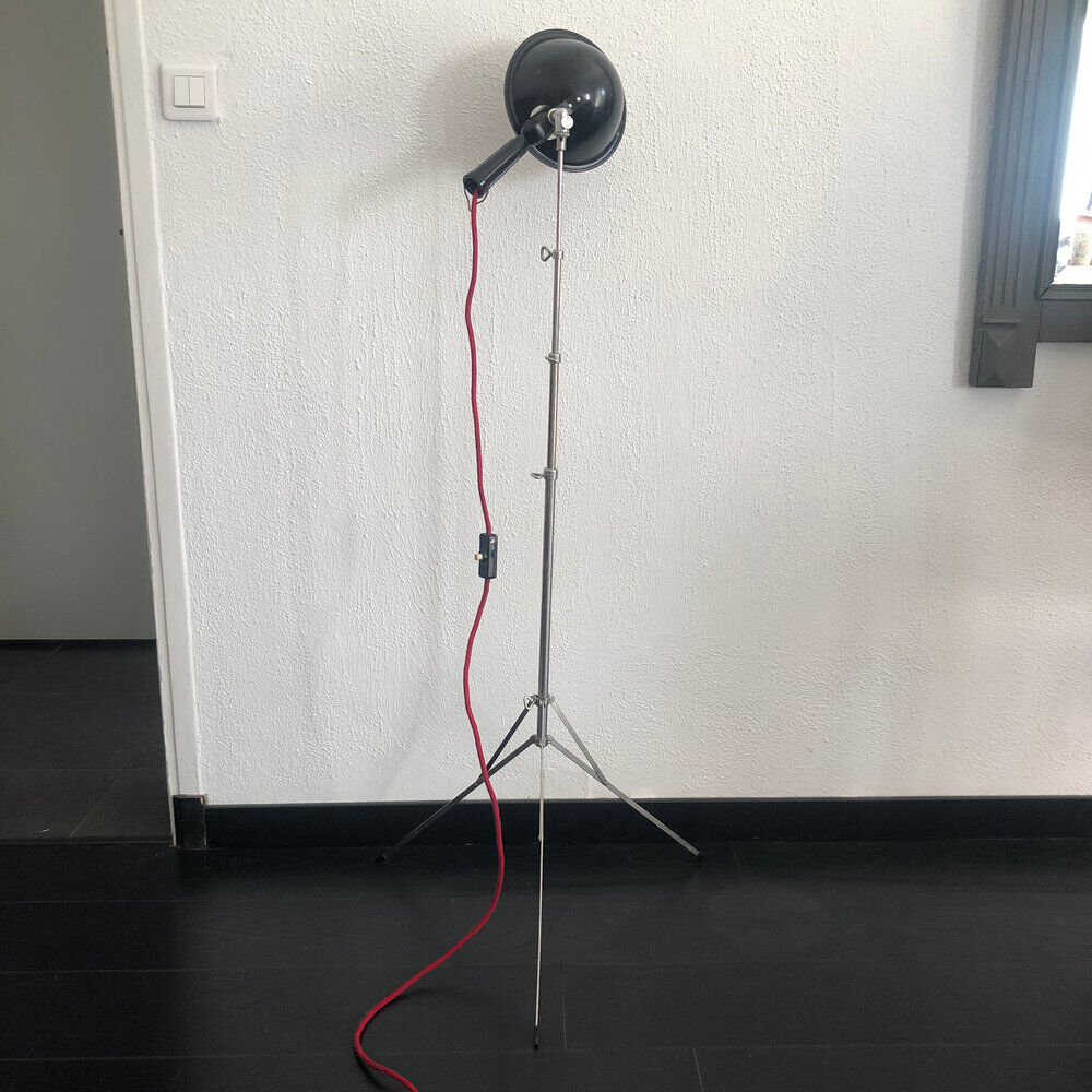 Vintage floor lamp 1950 e-reader projector photo studio - 200 cm