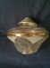 Iridescent and gold glass Art Deco chandelier