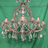 Chandelier en cristal italien