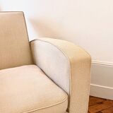 Attention to jacques adnet (1900-1984) - pair of club armchairs