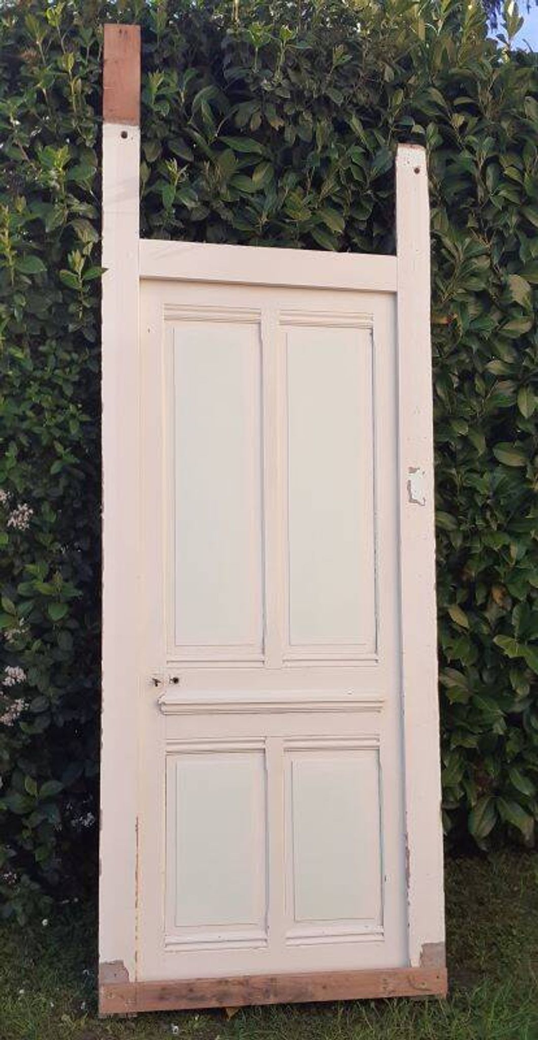 81.2x212 door and old molded paneled communication frame