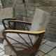 Paire de fauteuils année 50 vintage 