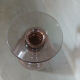 Large stemmed glass with bubble glass