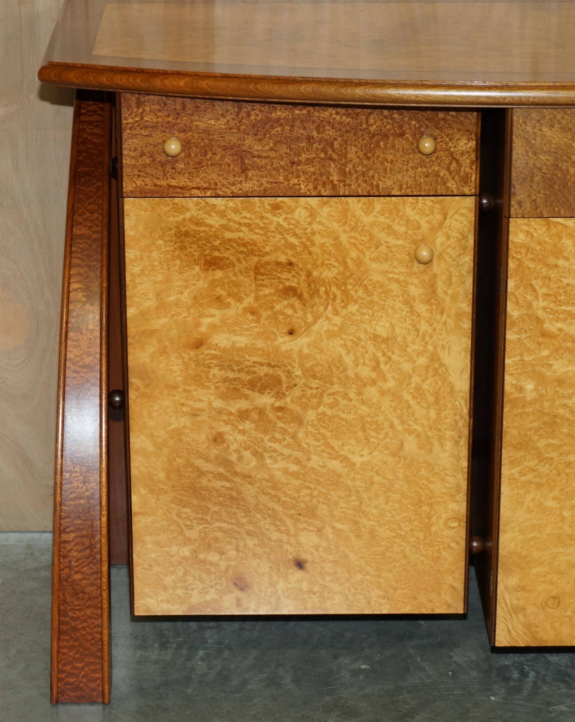 Very Art Deco in burl maple and thuja wood by Andrew Vara.