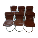 Series of 6 chairs Cidue, Italy circa 1970