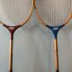 2 vintage badminton rackets