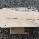 70s design marble coffee table