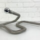 Table lamp snake minimalist flexible tube cobra chromed metal