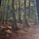 Oil painting on undergrowth panel