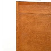 Antique Scandinavian filing cabinet, tambour archive cabinet, high-end, single, Sweden, 1960s