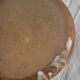 Lot de 11 assiettes en grès beige épais vintage D22,5