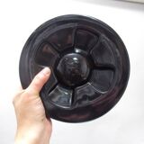 Cendrier en céramique marron Angelo Mangiarotti Brambilla 1968