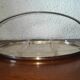 Serving aperitif dish in silver metal WMF German art deco
