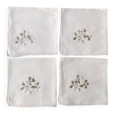 5 serviettes vintage