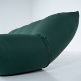Mid-Century Modern Green Papillon Sofa by Giovannetti, Italy