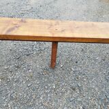 Bench 3m50 wooden threshing firm