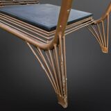 Modernist mid century multi leveled side table, germany 1950s