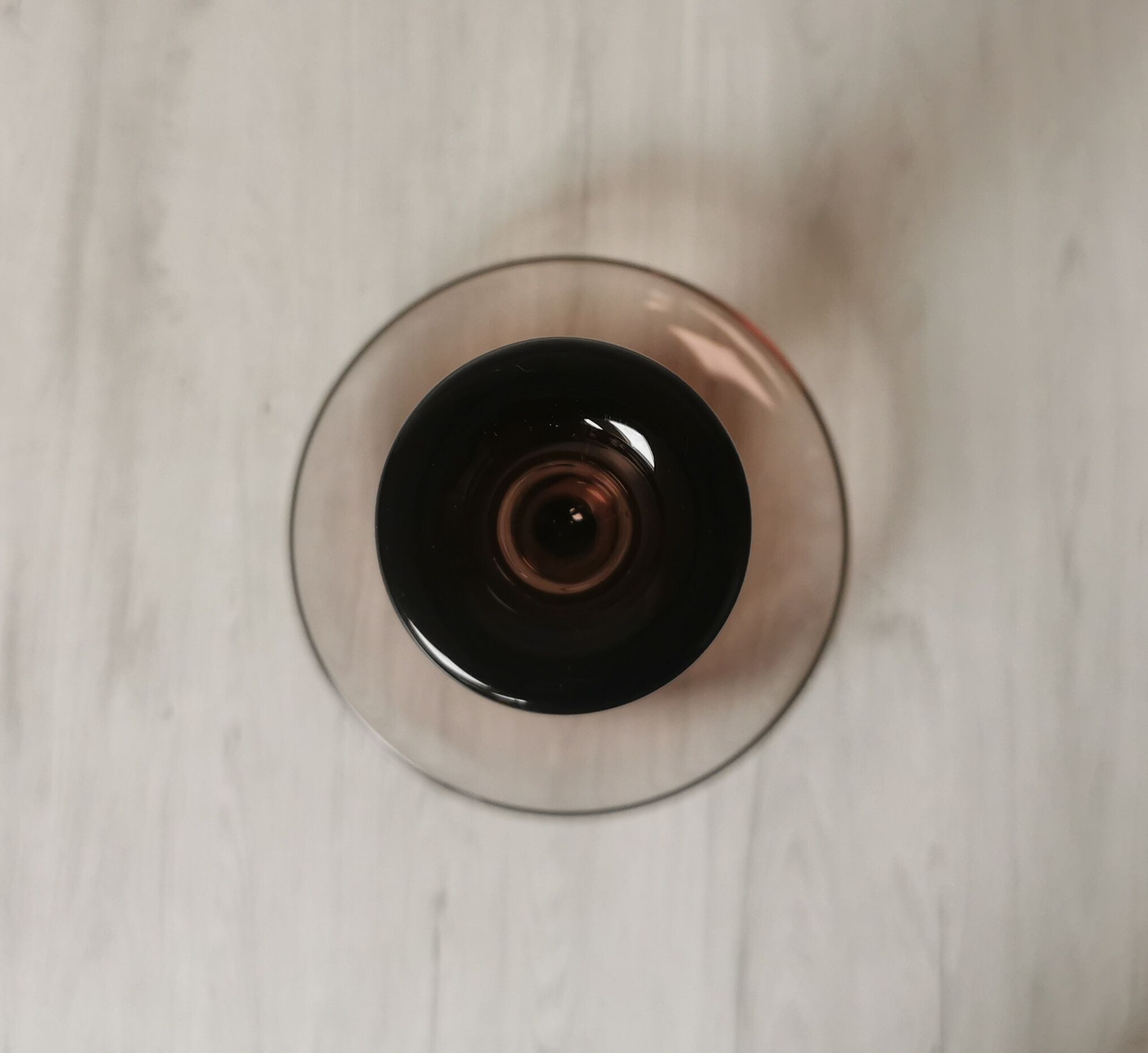 Bougeoir verre fumé