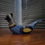 Zweeds design kom in vorm van vogel, Kurt Nilsson voor Jie Gantoft keramiek