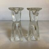 Pair of 50s vase candlesticks