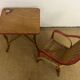 Ensemble table et fauteuil en rotin enfants