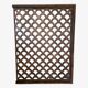 Art deco walnut claustra