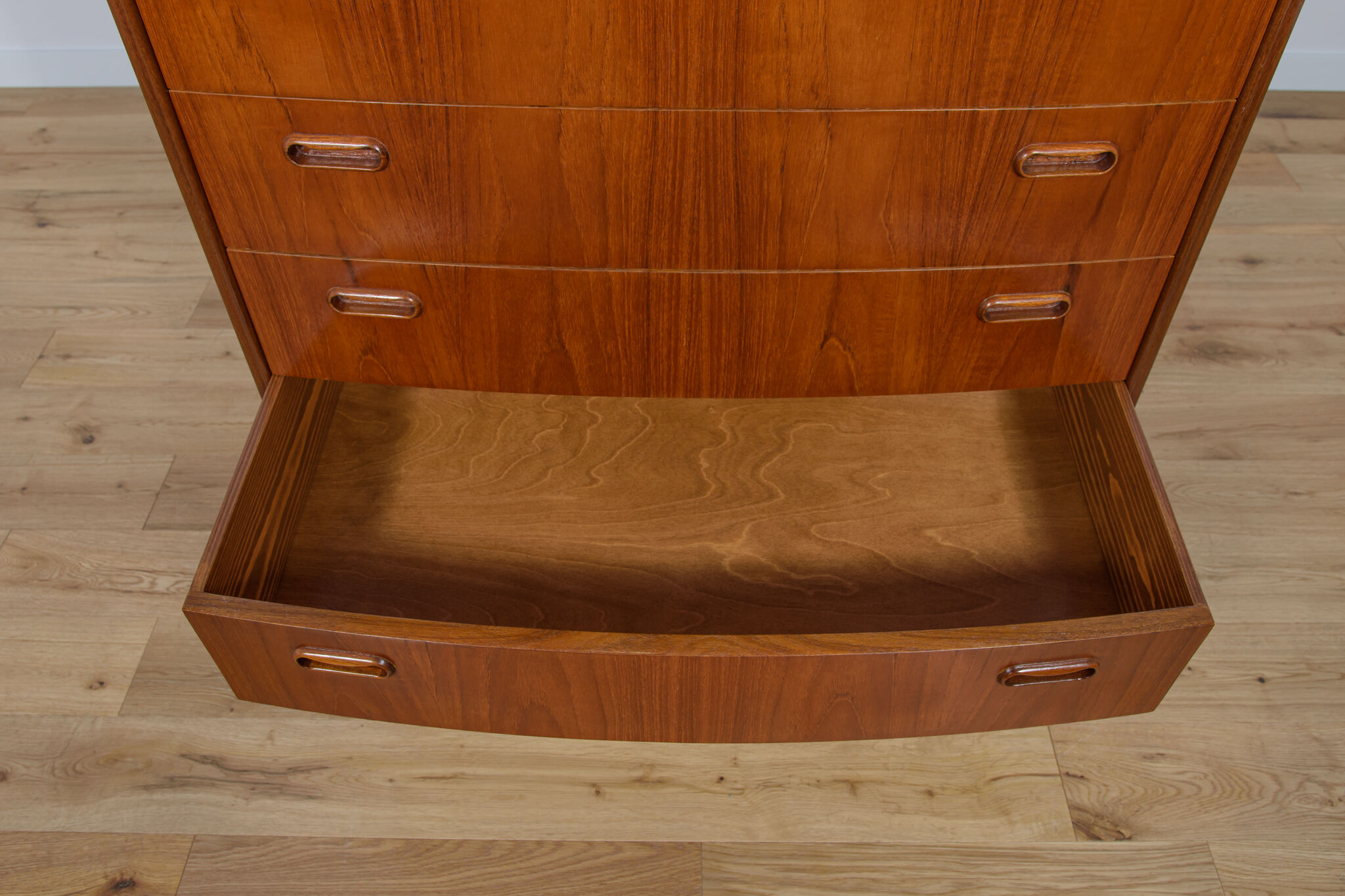 Mid-Century teak chest of drawers by Poul Jessen for PMJ Viby, 1960s