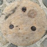 Tripod stool brutalist