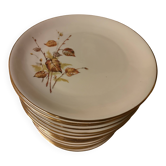 Flat plates - porcelain from Vierzon