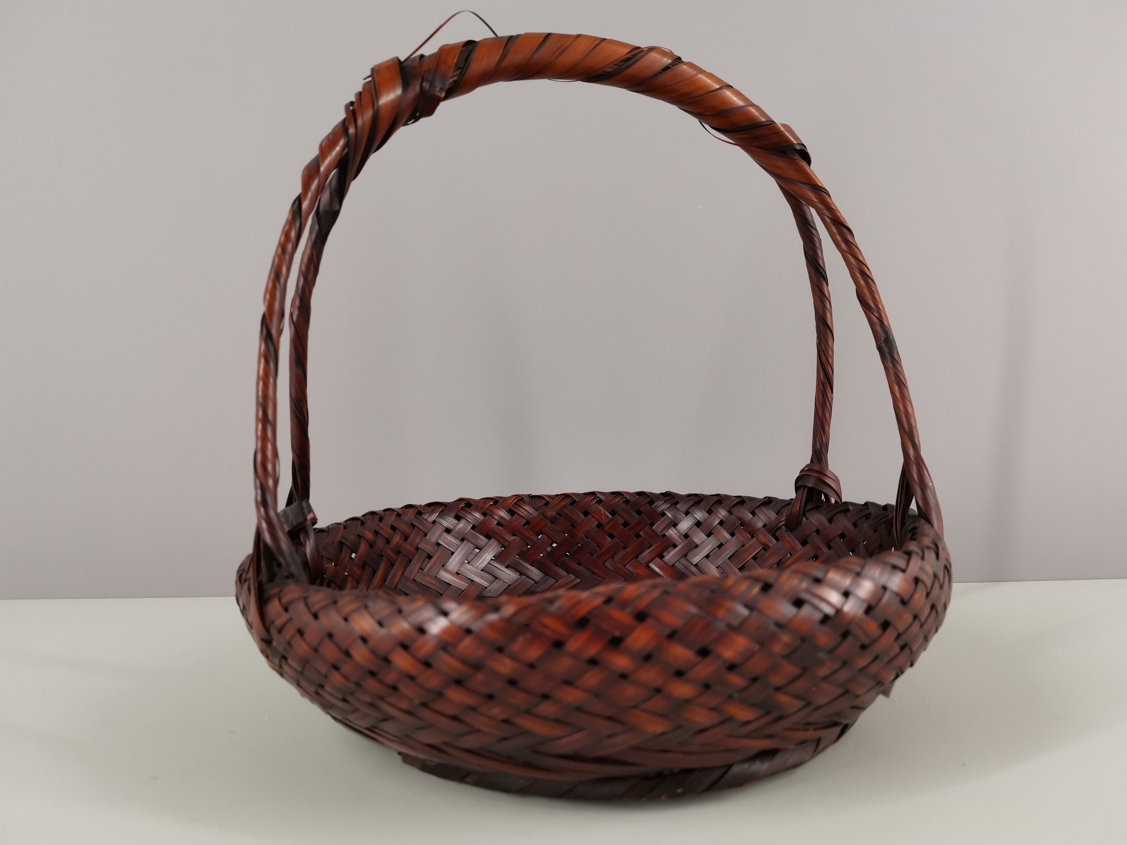 Japanese bamboo basket 1960