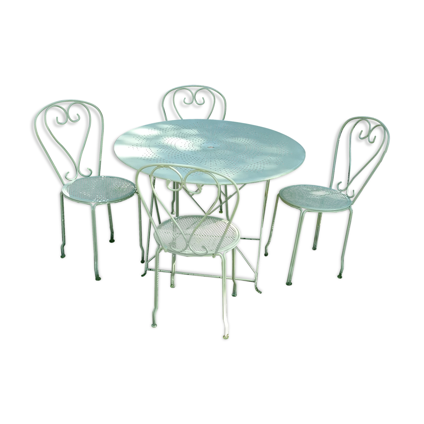 Wrought iron garden room