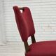 1960s, set of 6 pcs Danish dining chairs by Slagelse Møbelværk, wool.