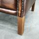 Contemporary Handmade Chesterfield Leather Wingback Armchair 2010s