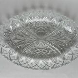 Glass compartment dish