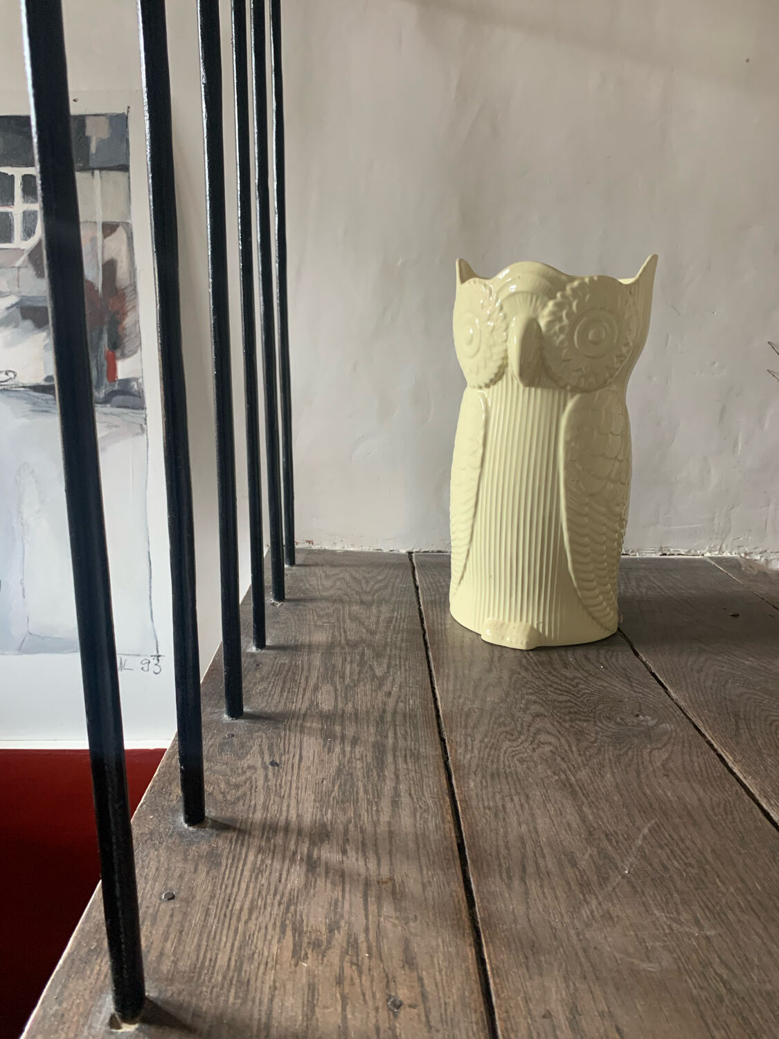 Umbrella door owl shape