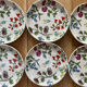 6 porcelain mignardise plates from Paris Herbier