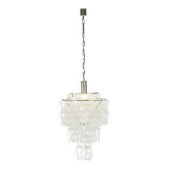 Giogali chandelier by Angelo Mangiarotti for Vistosi, Italy 1970s.