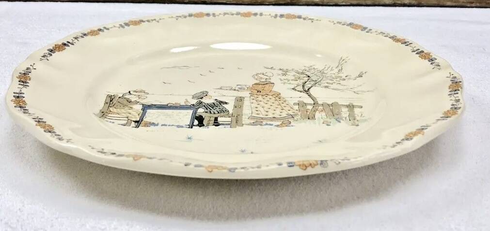 6 Sarreguemines Enfants Richard dinner plates