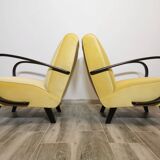 Fauteuils de Jindrich Halabala, années 1940, Set de 2