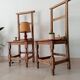 Paire de chaises anciennes prie Dieu XIXeme