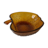 Vintage Brown smoked Apple-shaped bowl