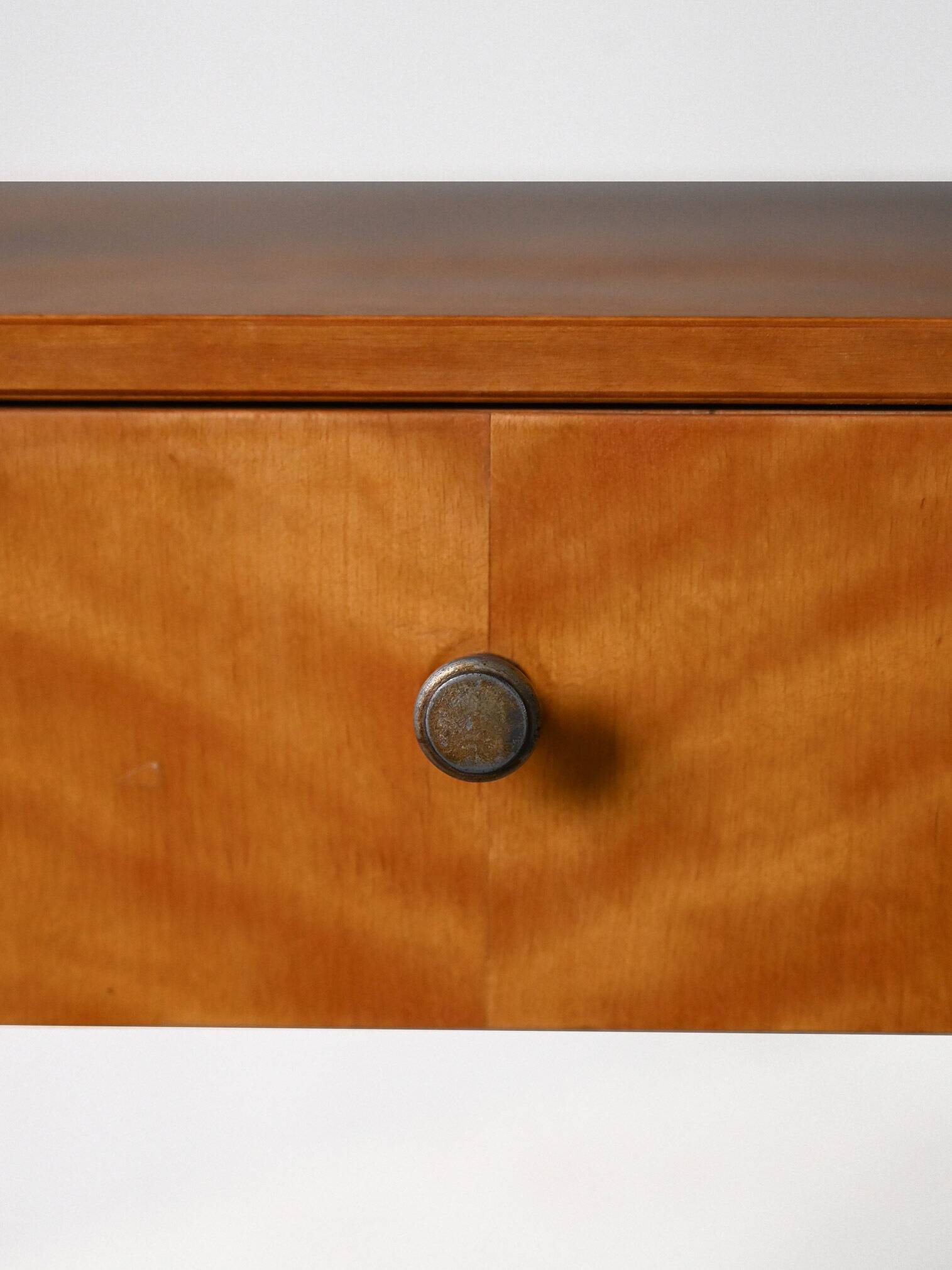 Bedside table with oak drawer