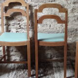 4 art deco dining chairs