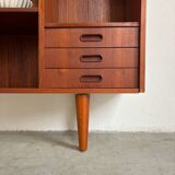 Big vintage Danish bookcase teak