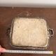 Silver Plated Metal Tray Louis XVI Style 1920 Gordon Hanse Pattern